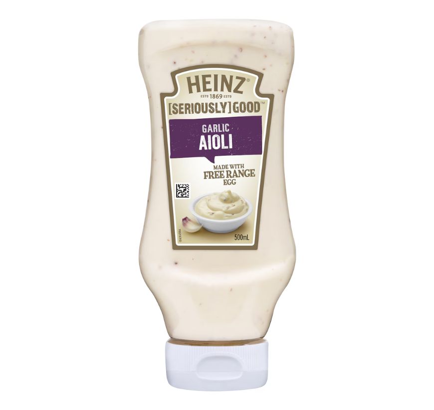 Heinz SG Garlic Aioli Squeezy 500ml