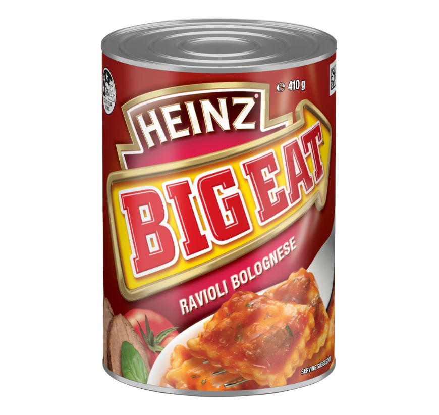 Heinz Big Eat Ravioli Bolognese 410g