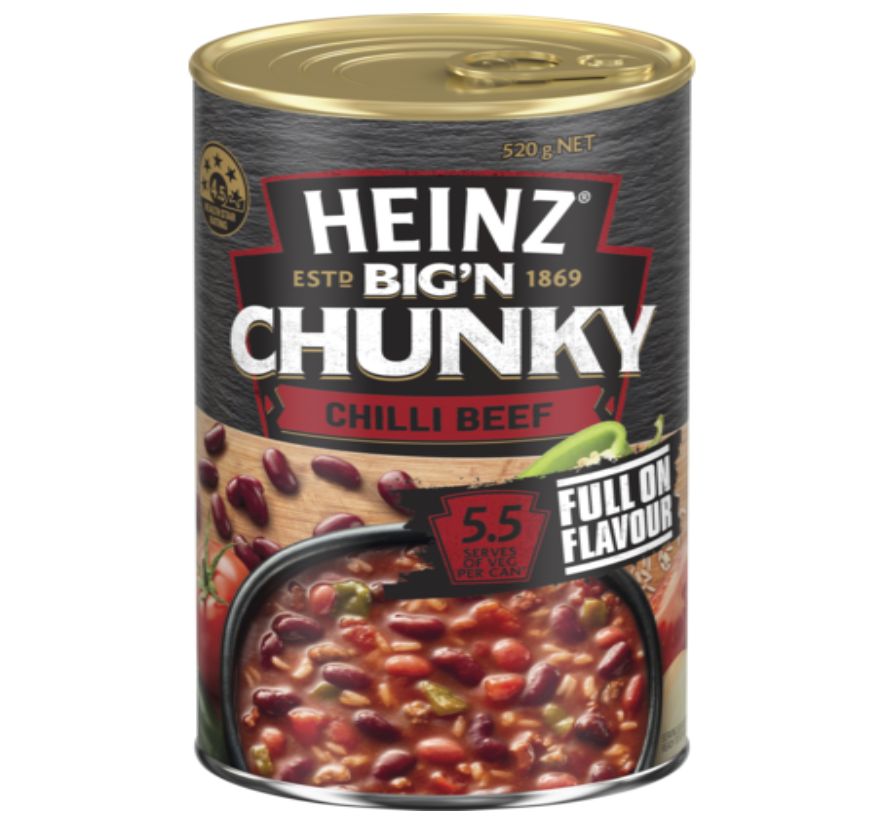 Heinz Big N Chunky Chilli Beef 520g