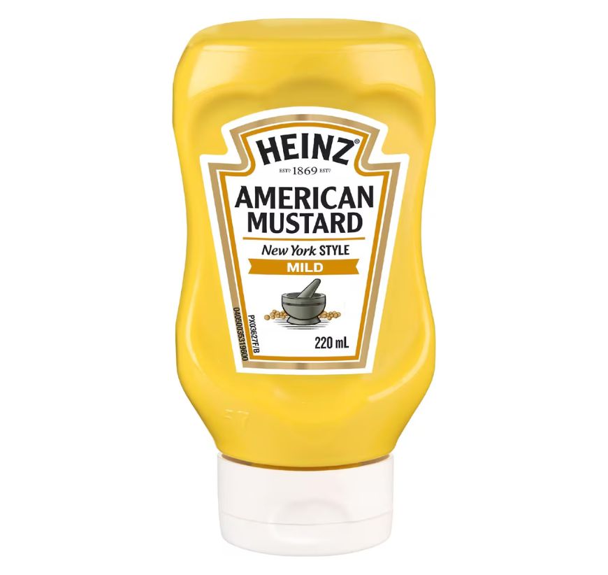 Heinz American Mustard Bottle 220mL
