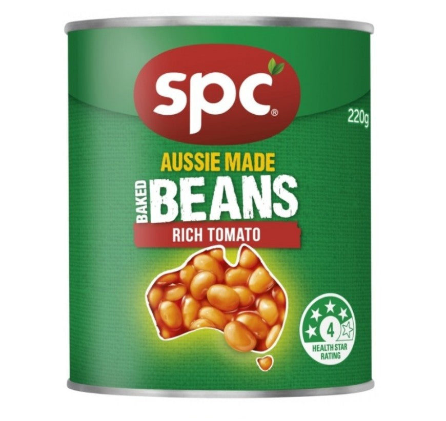SPC baked bean in T/sauce 220g SPC01536520001 SPC01536560001