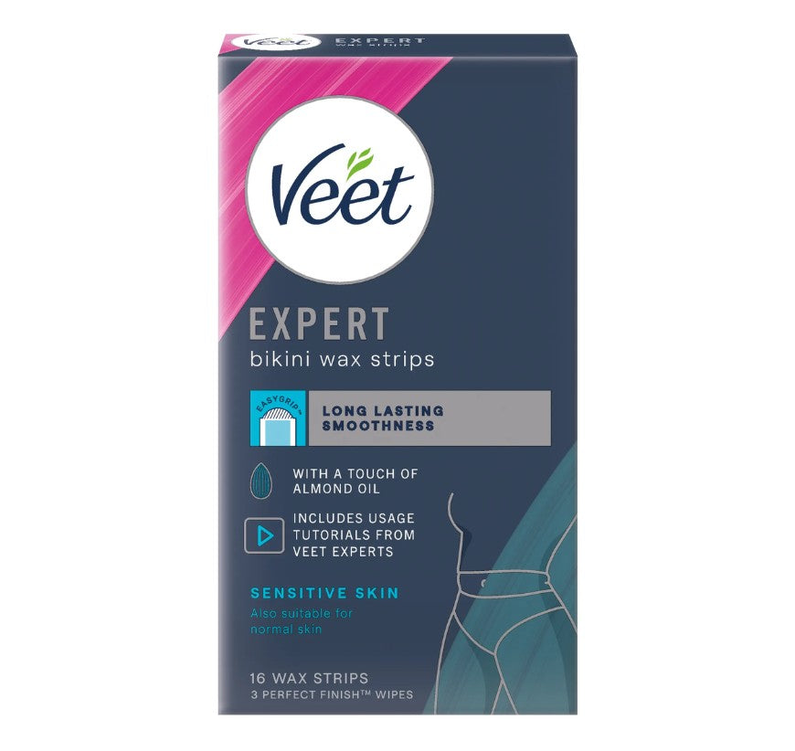 Veet Expert Cold Wax Bikini Sensitive 16's
