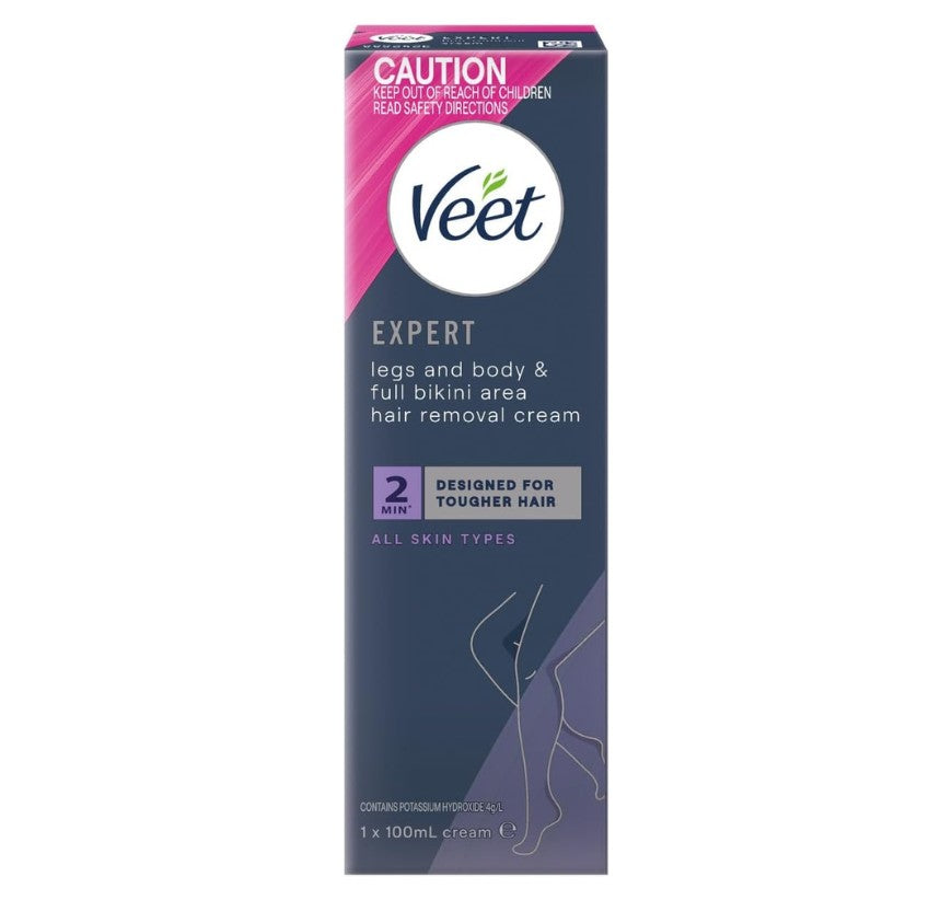 Veet Expert Legs & Body Hair Removal Cream 100ml