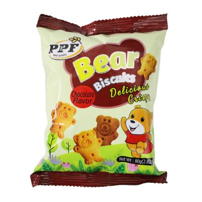 PPF Bear Biscuit Chocolate 90g