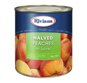 Riviana Peaches Half in Natural Juice 3kg
