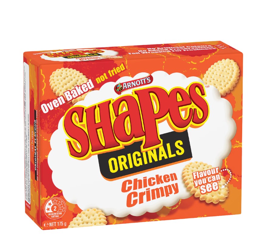 Arnotts Shapes Chicken Crimpy 175g