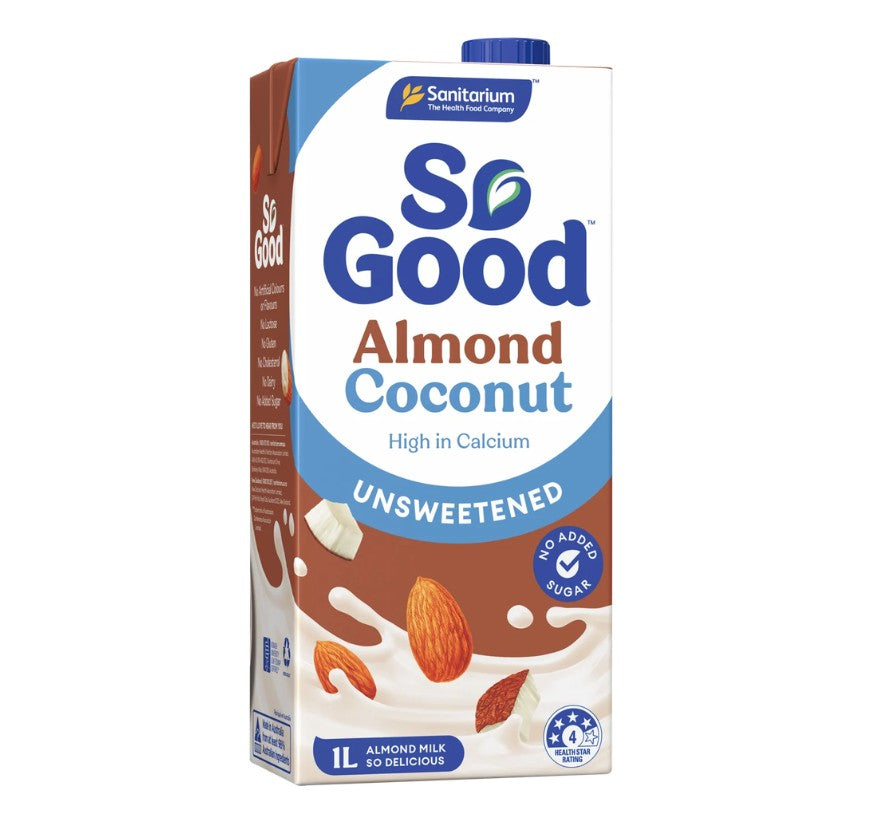 So Good Almond & Coconut Unsweetened 1L
