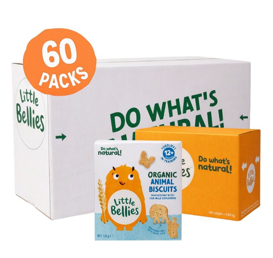 Bellies Little Organic Animal Biscuit 5 pack x 130g