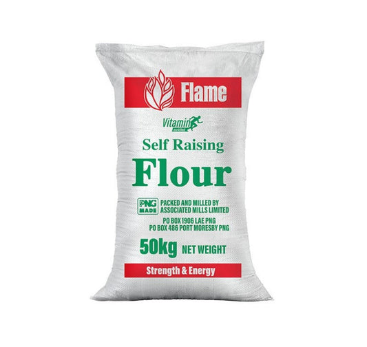 Flame self raising flour 50kg GSTex