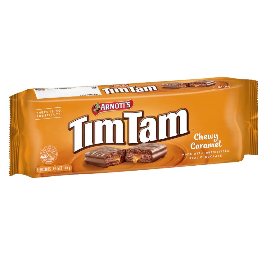 Arnotts Tim Tam Chewy Caramel Export 175g