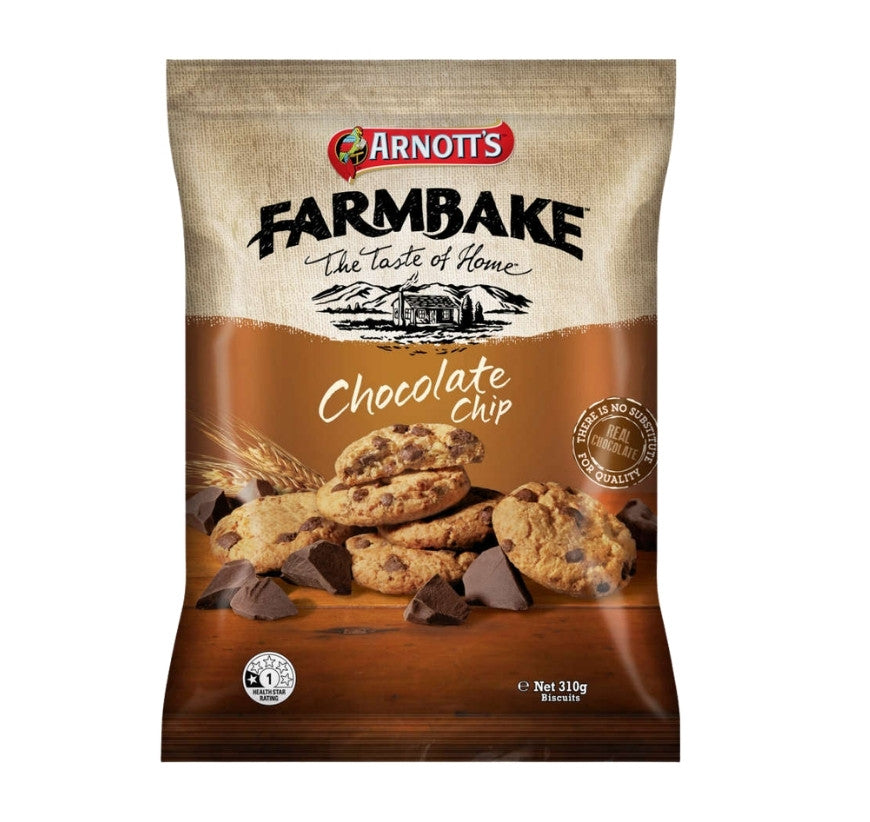 Arnotts Farmbake Chocolate Chip 310g
