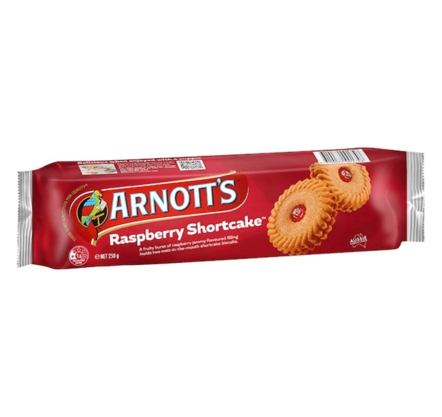 Arnotts Sweet Biscuits Raspberry Shortcake 250g