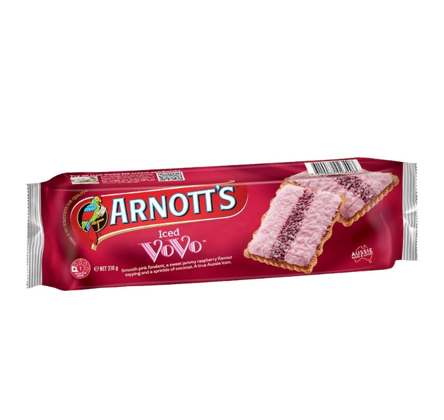 Arnotts Sweet Biscuits Iced VO VO 210g