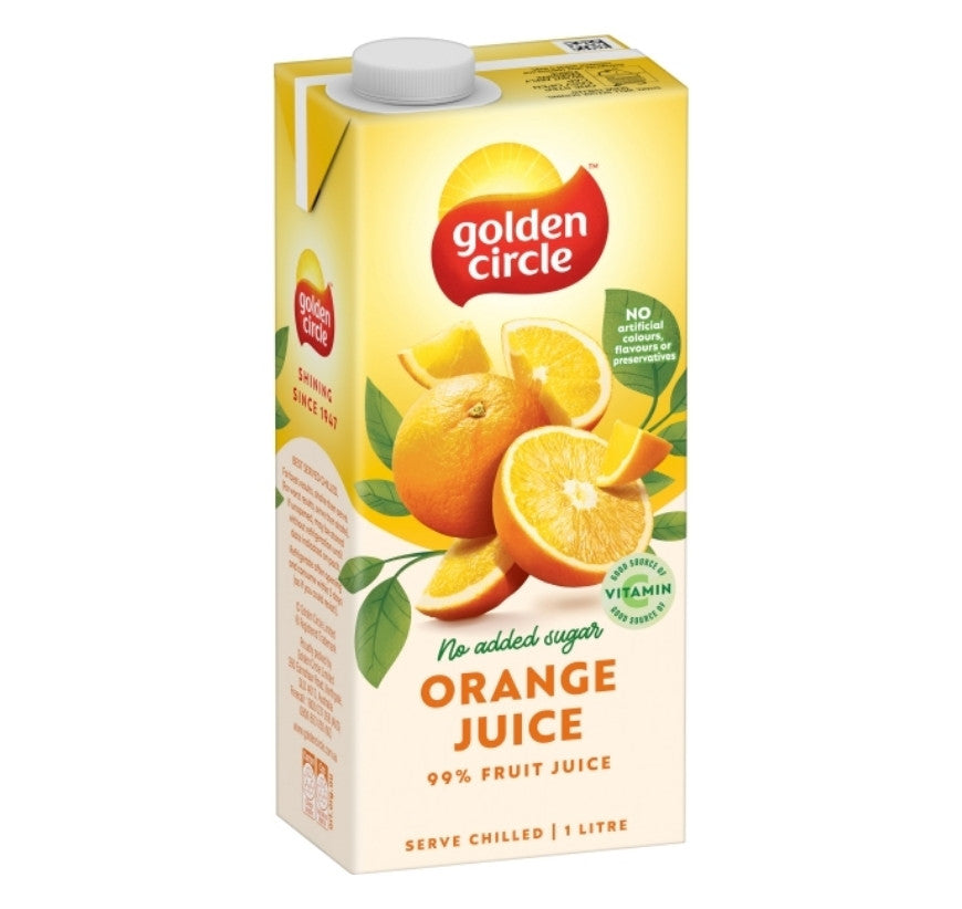 Golden Circle Orange No Added Sugar 1Ltr