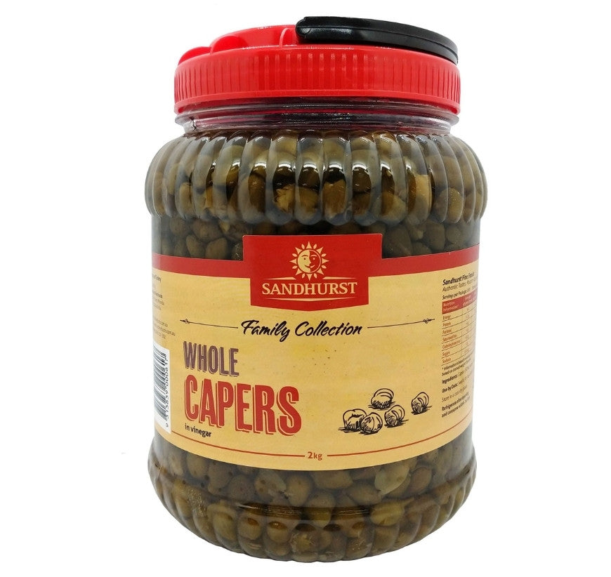 Sandhurst Capers Plastic Pail 2kg