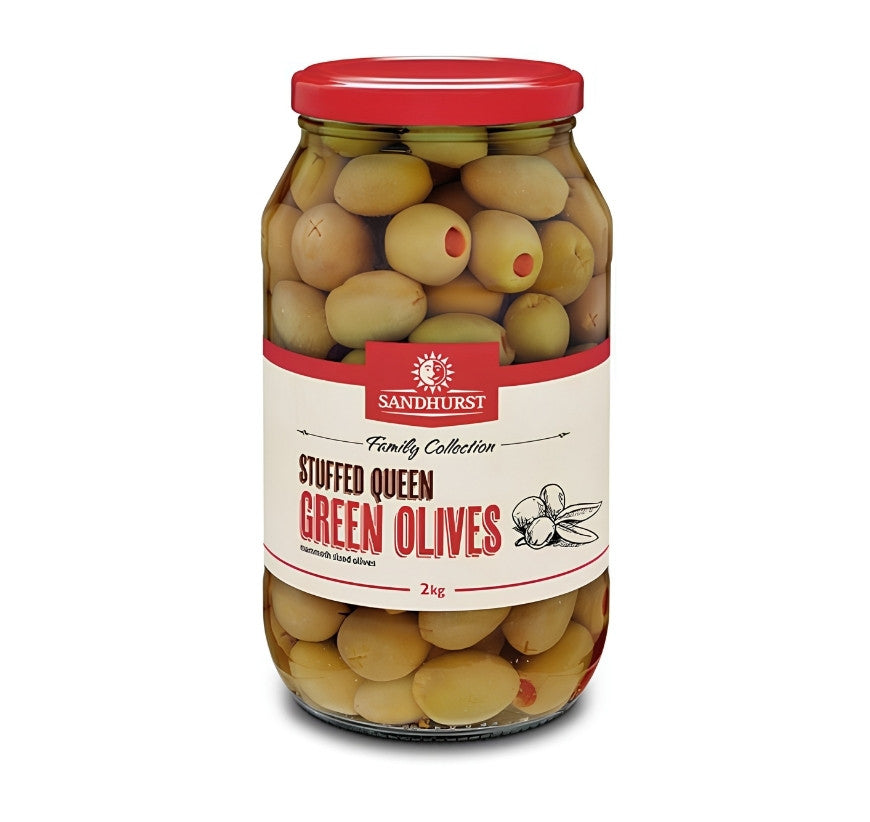 Sandhurst Olive Green Stuffed-Plastic Jar 2kg