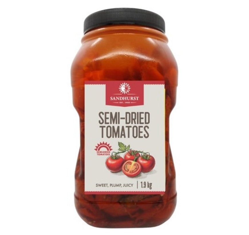 Sandhurst Tomatoes Semi Dried Plastic Jar 1.9kg