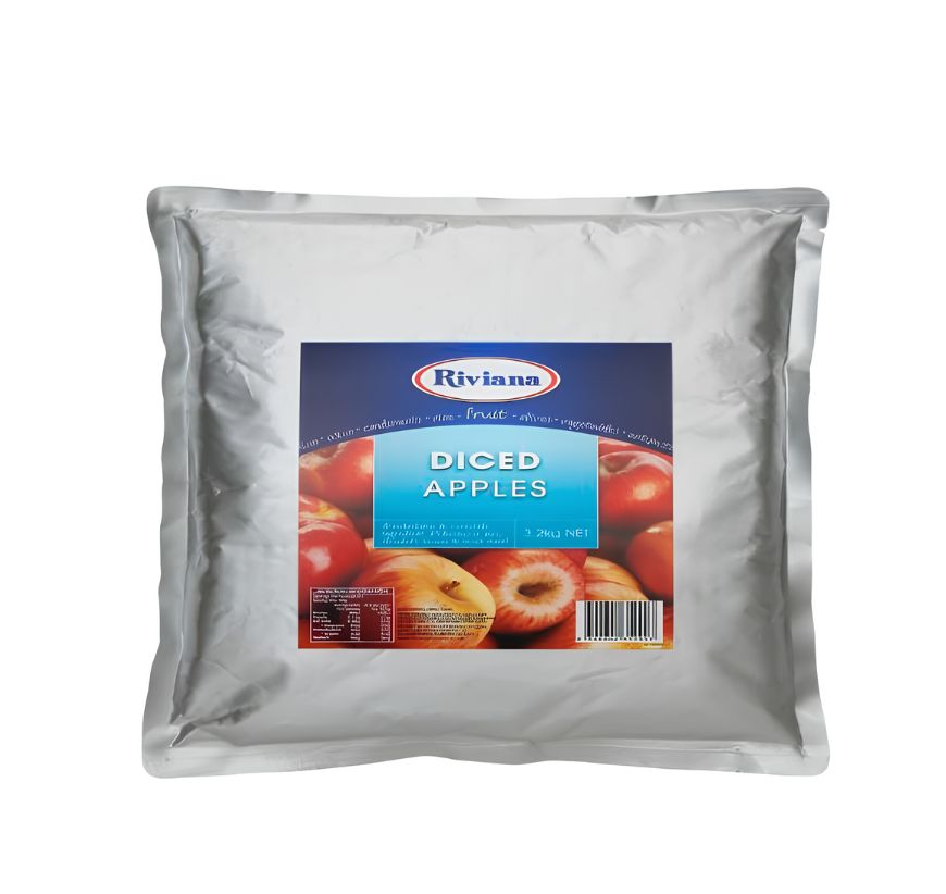 Riviana Apple Diced Pouch Pack 3.2kg
