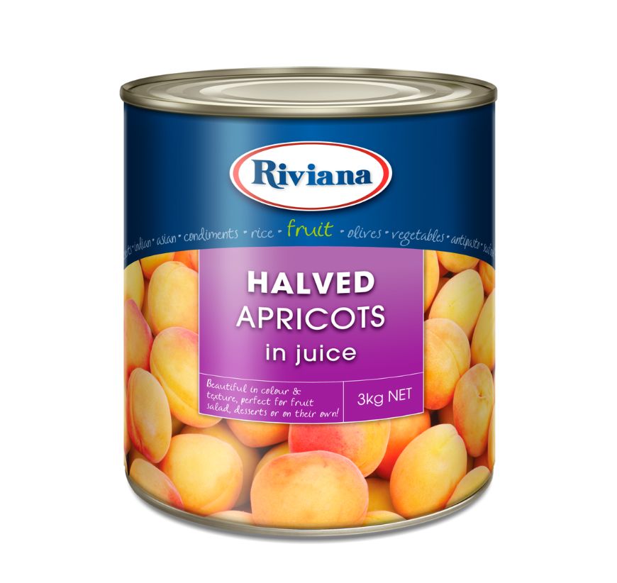 Riviana Apricots Halved in Juice 3kg