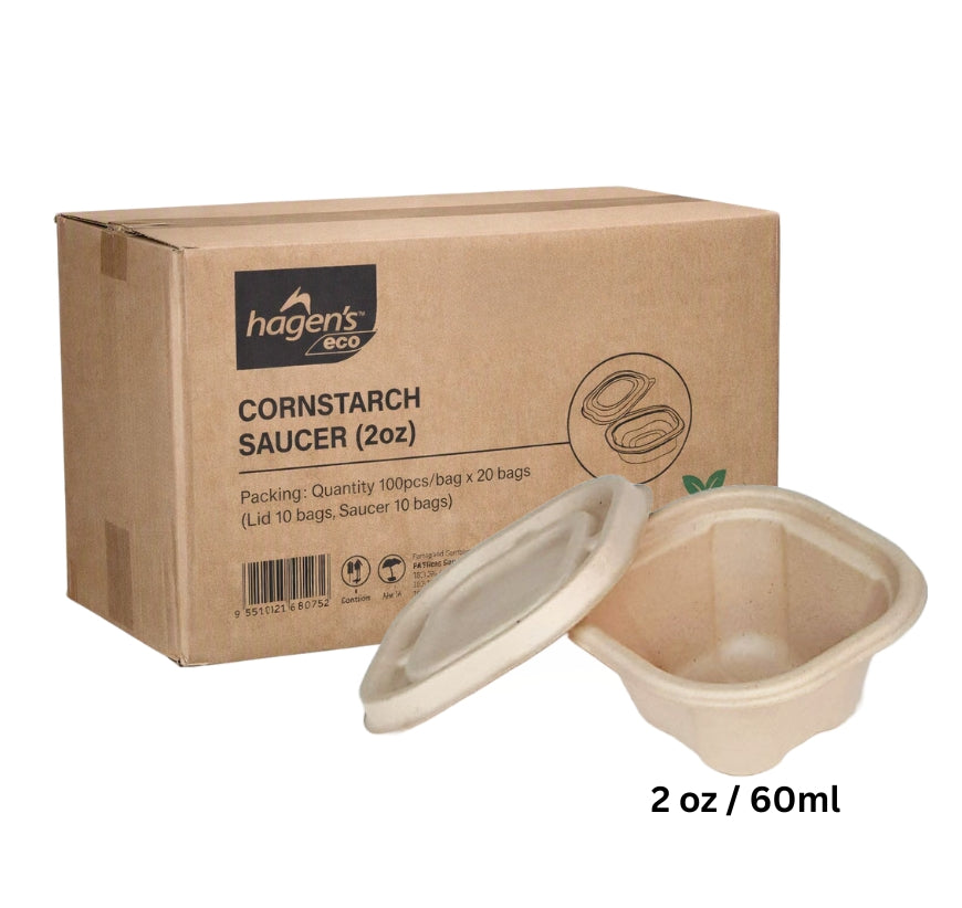 Cornstarch Sauce Container 2 Oz (60Ml) 1000's