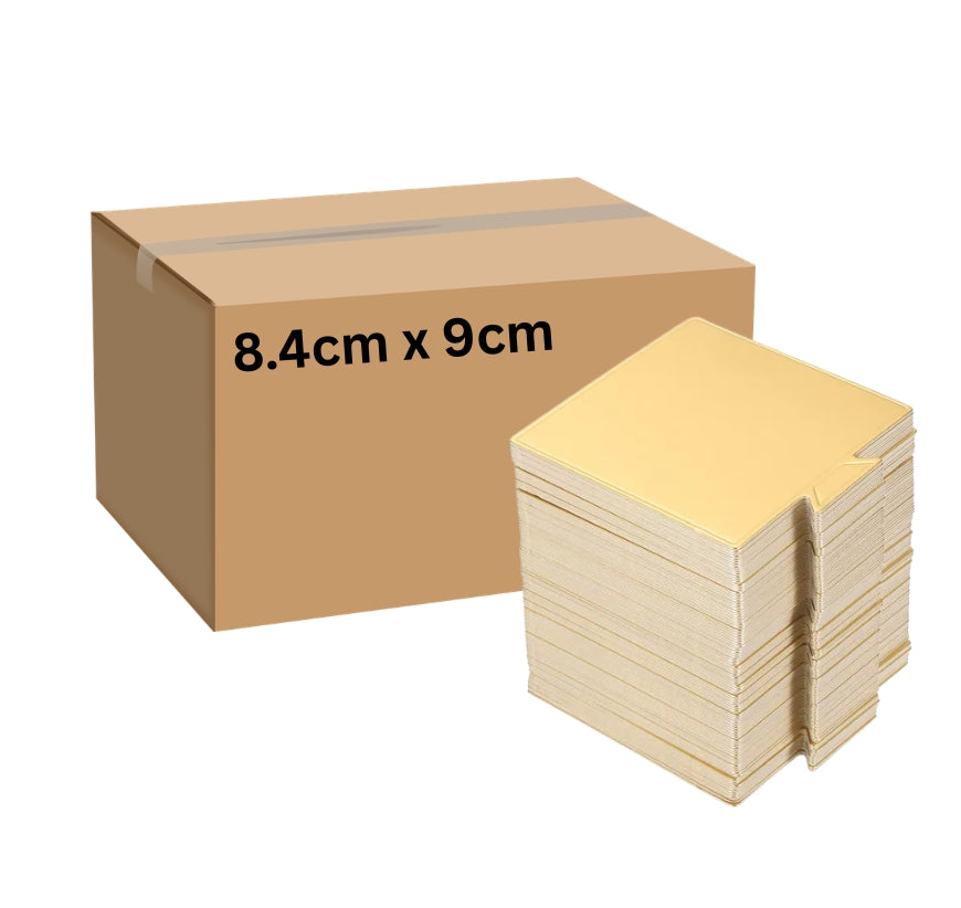 Golden Round Cake Cardboard Bases 8.4cm X 9cm 100's