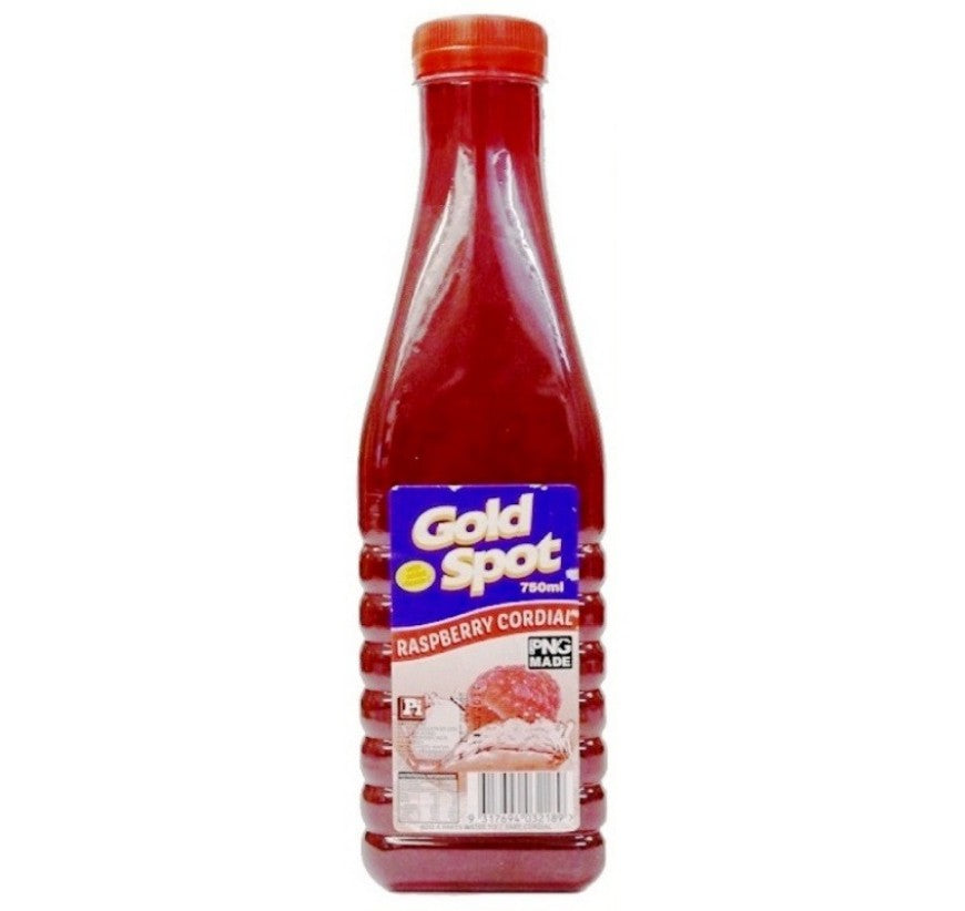 Gold Spot cordial Rasp 750ml