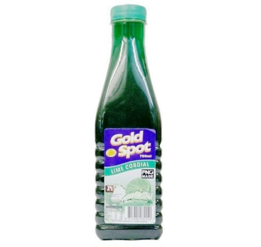 Gold Spot cordial Lime 750ml