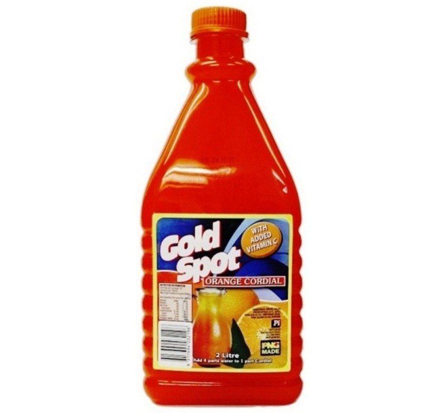 Gold Spot cordial Orange 2ltr