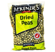 Mc Kenzies dried green peas 375g