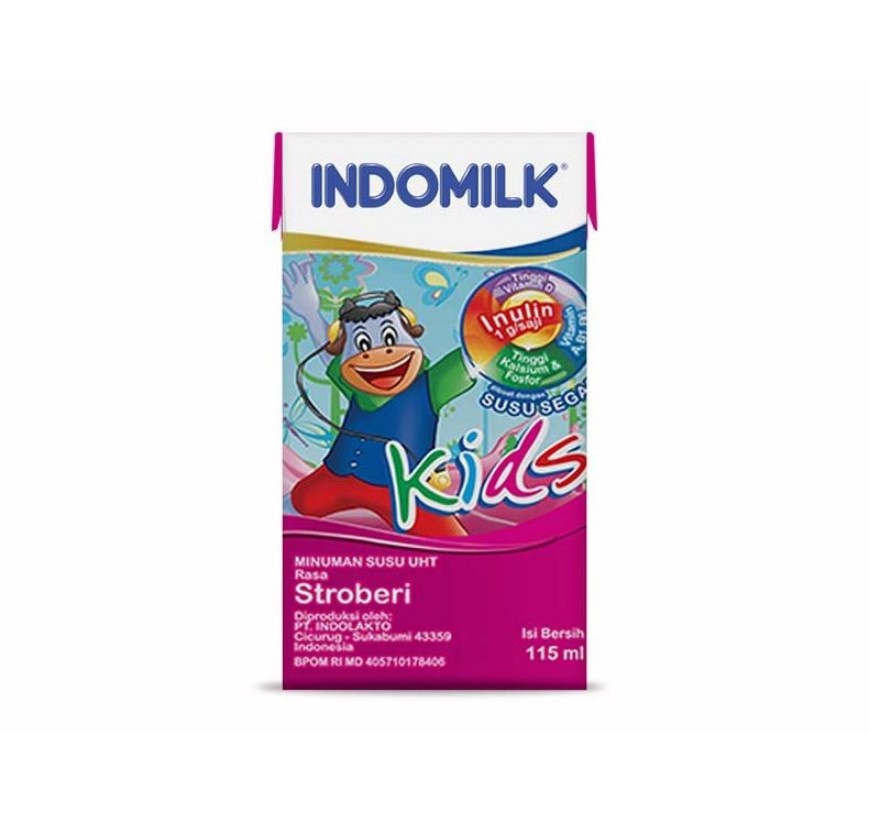 Indomilk straw milk 115ml