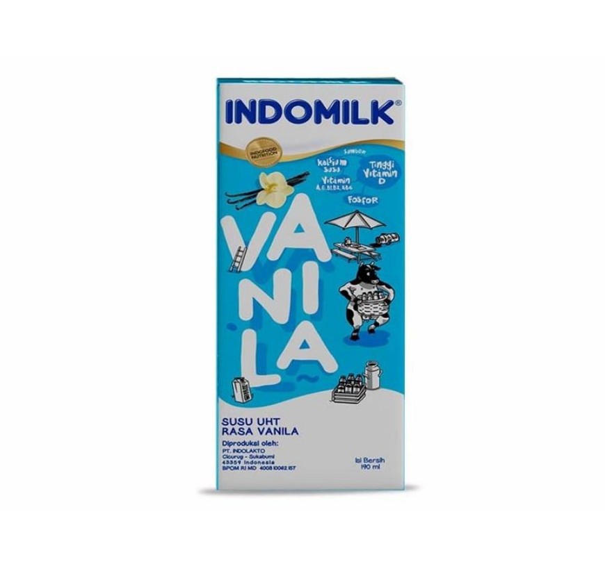 Indomilk Vanilla Milk 180ml