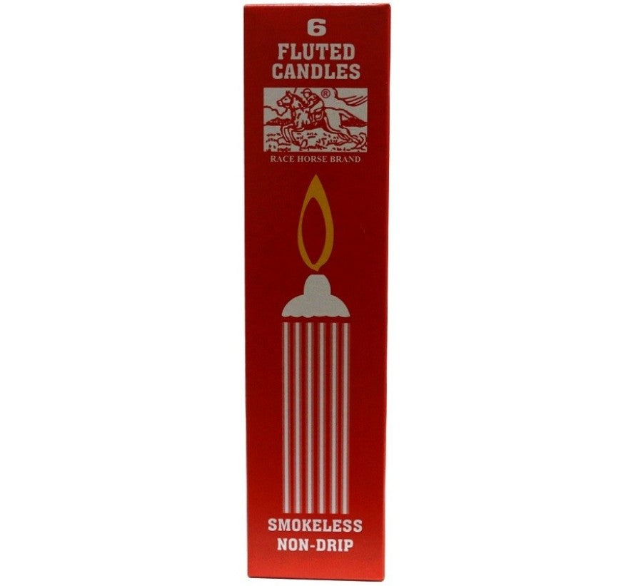 Candle sticks (RED) 6pcs 15205