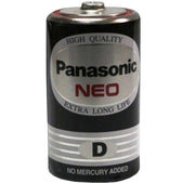 Panasonic battery black D 24pcs