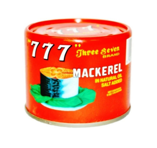 777 mackerel natural oil 170g GSTex