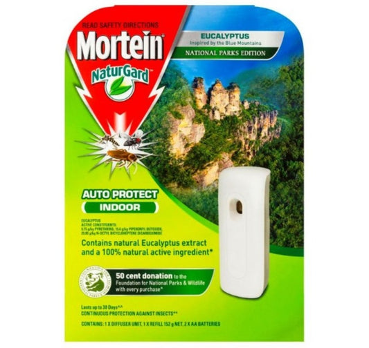 Mortein NG AP Indoor Euca 152g Auto Protect Dev+Ref 8144534
