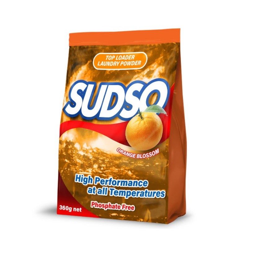 Sudso Orange Detergent 360g Powder