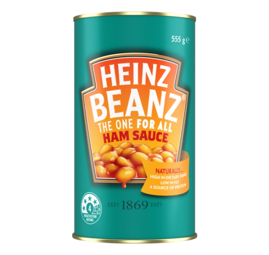 Heinz Baked Beanz The One For All Ham Sauce 555g