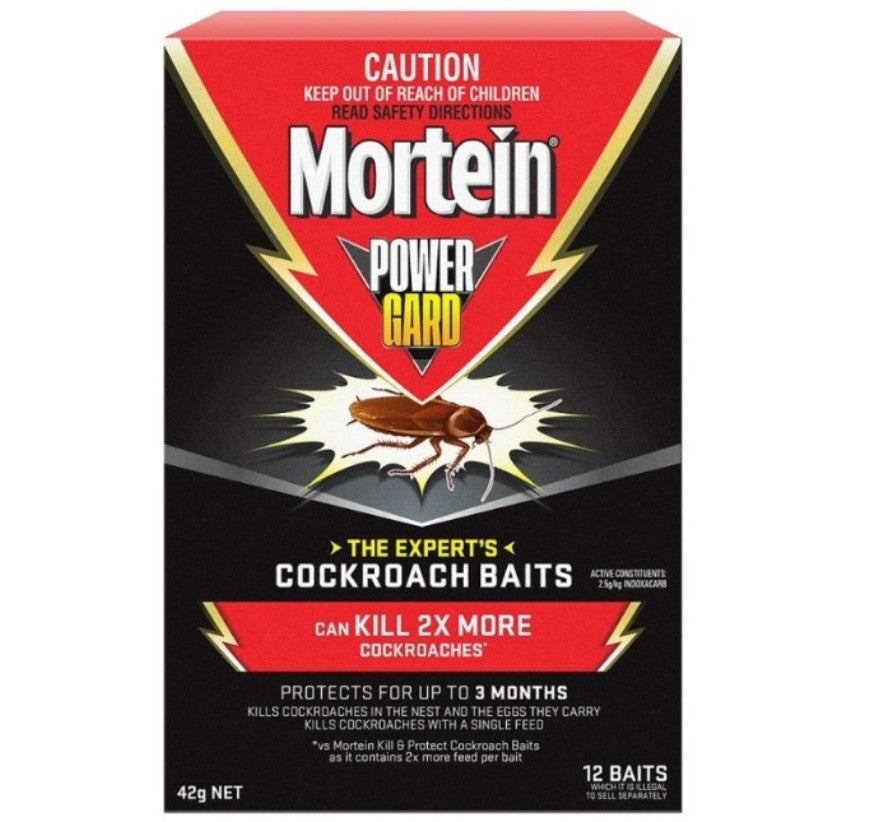 Mortein Powergard Baits 4x12's Cockroach 3069603