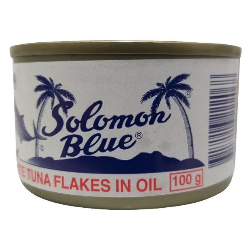 SolomonBlue White Flakes 100g Tuna Oil W0S2 GSTex