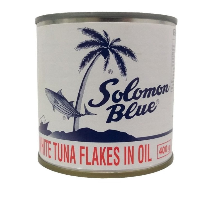 Solomon Blue White Flakes 400g Tuna Oil GSTex