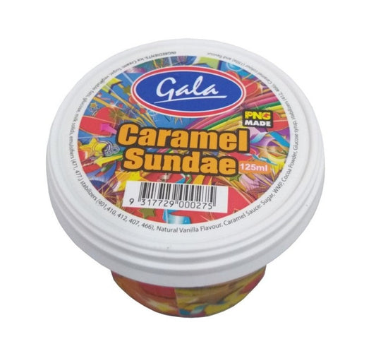 Gala Sundae Cup Caramel 125ml