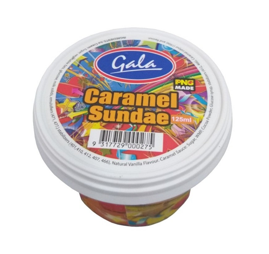 Gala Sundae Cup Caramel 125ml