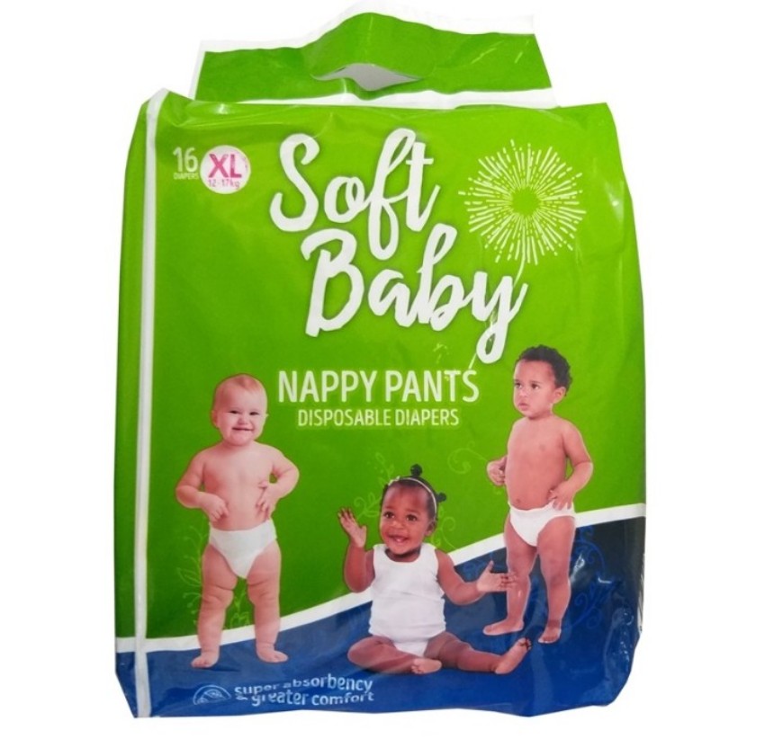 SoftBABY nappy pants (XL) 16pc GSTex