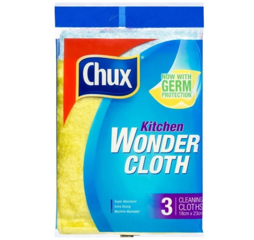 Chux kitchen wonder cloth 3pk