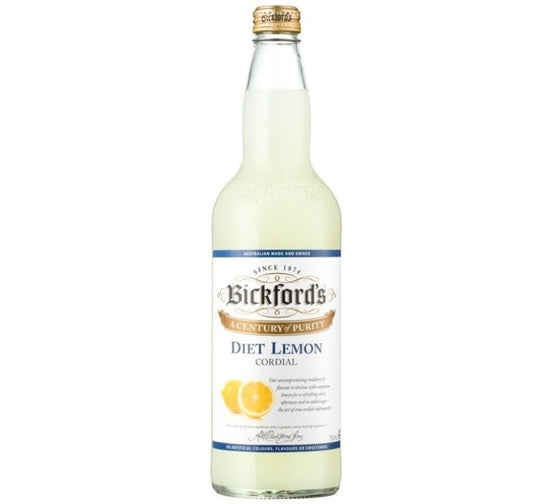 Bickfords Diet Lemon 750ml Cordial