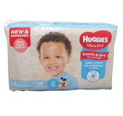 Huggies Ultra Dry Nappies Junior Boy 14s