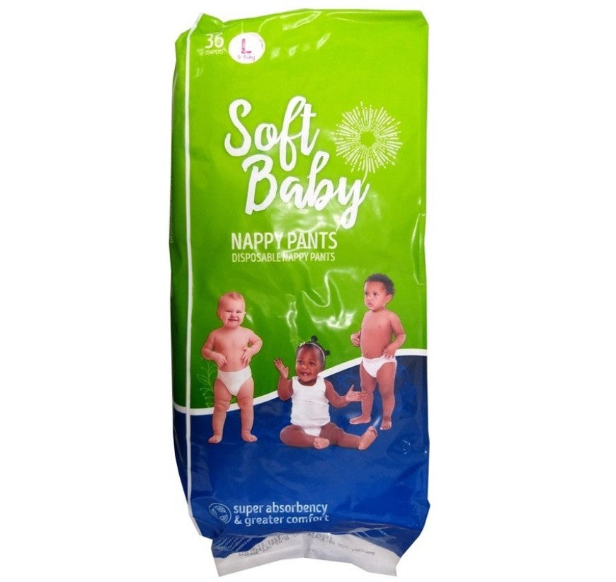SoftBABY nappy pants (L) 36pcs 57453 GSTex