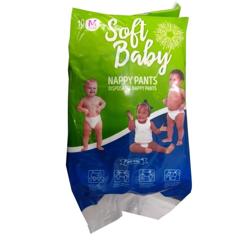 SoftBABY nappy pants (M) 10pcs GSTex