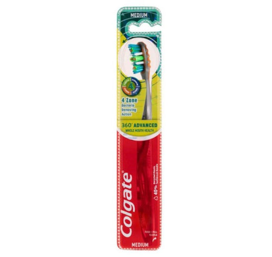 Colgate Tbrush 360 Adv. Medium Single CN06046A
