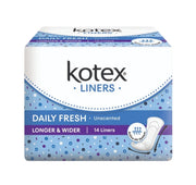 Kotex Liner Fresh Longer and Wider 14's | GSTex
